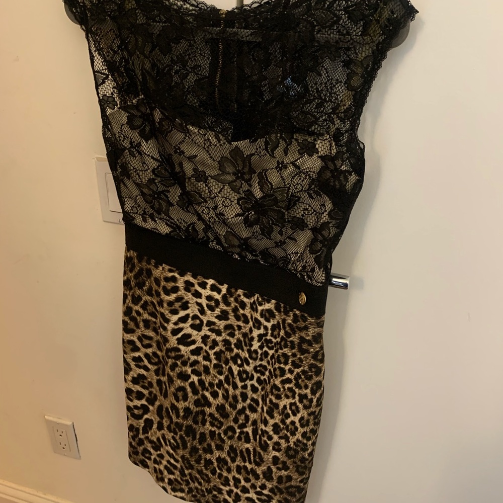 Explosion London leopard cheetah dress NWT